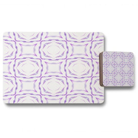 Purple brilliant boho (Placemat & Coaster Set) / Default Title