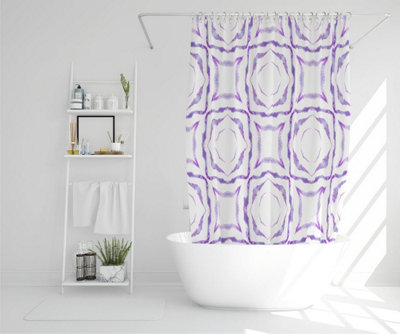 Purple brilliant boho (Shower Curtain) / Default Title