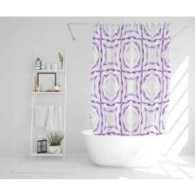 Purple brilliant boho (Shower Curtain) / Default Title