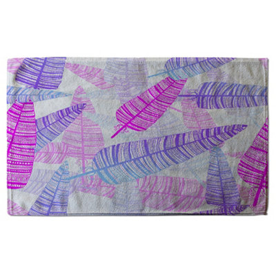Purple Feathers (Bath Towel) / Default Title Price Comparisons | Compare The Build