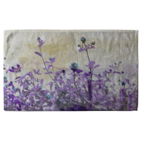 Purple Flowers (Bath Towel) / Default Title