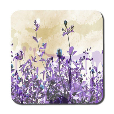 Purple Flowers (Coaster) / Default Title