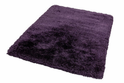 Purple Handmade , Luxurious , Modern , Plain , Shaggy , Sparkle Easy to ...