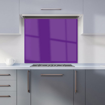 Purple Jam Premium Glass Kitchen Splashback W600mm x H650mm