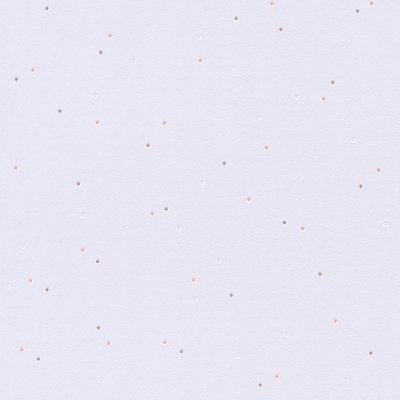 Purple Polka Dot Wallpaper for Girls, Purple Wallpaper for Girls Bedroom, Paste the Wall Wallpaper with Free Match