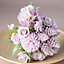 Purple Romantic Artificial Bouquet Faux Silk Flower for Home Wedding Decoration