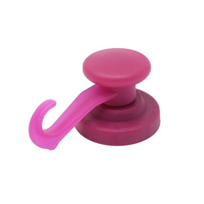 Purple Rubber Coated Neodymium Magnet with Swivel Hook for Holding Rope ...
