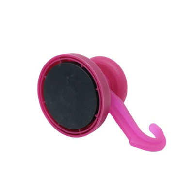Purple Rubber Coated Neodymium Magnet with Swivel Hook for Holding Rope ...