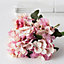 Purple Silk Artificial Hydrangea Flower Bouquet Wedding Centerpiece