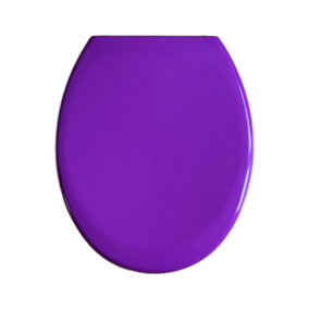 Purple Top Fix Soft Close Quick Release Toilet Seat
