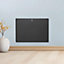Purus Electric Panel Heater 600W Eco Radiator Grey Wall Mounted & Freestanding Thermostat Control & Setback Timer Lot 20