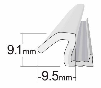 Push Fit Elite Joinery Seal for Casement Wooden Window/Doors/Frames - White