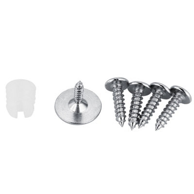 Push-to-Open Cabinet Door Latch with Damper Buffer-Handleless Silver Drawer Catch