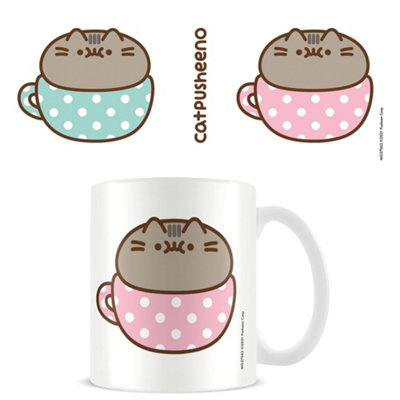 Pusheen Catpusheeno Mug White/Pink/Brown (One Size)