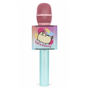 Pusheen Karaoke Microphone Pink/Green (One Size)