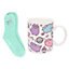 Pusheen Womens/Ladies Mug And Sock Set Multicoloured (One Size)