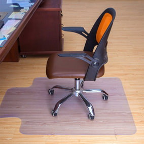 PVC Clear Non Slip Chair Mat Floor Carpet Floor Protector 900 mm x 1200 mm