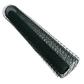 PVC Coated Galvanised Wire Netting Fencing Mesh Chicken Wire 10m x 0.9m x 25mm