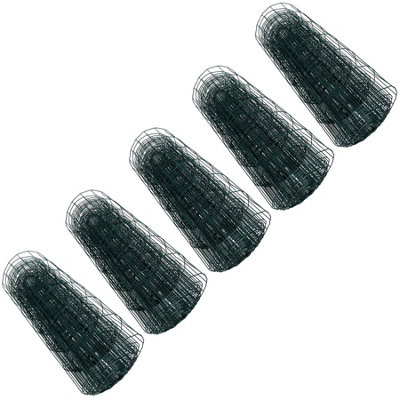 PVC Coated Galvanised Wire Netting Fencing Mesh Garden Fence 50 x 0.6 Metres
