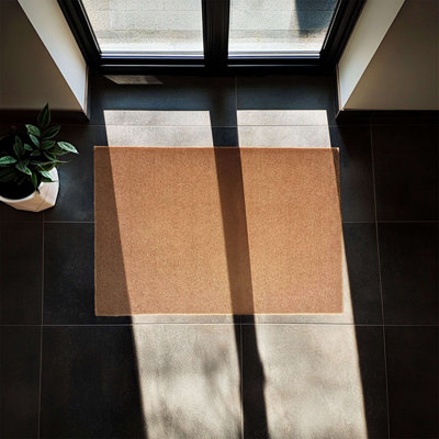 PVC Coir Non-Slip Doormat for Entrance Areas 90cm x 60cm
