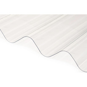 PVC Corrugated Sheet 2.5m Clear