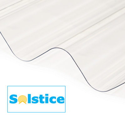 PVC Corrugated Sheet 2.5m Clear