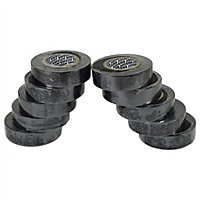 PVC Insulation Electricians Electrical Tape Black 10 Reels Flame Retardant 19mm