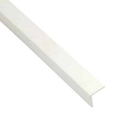 PVC L Shape External Corner White Panelling Trim 2700mm - Pack of 4 Trims