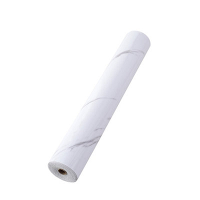 PVC Marble Patterned Self-Adhesive Wallpaper Roll 3m x 0.6m