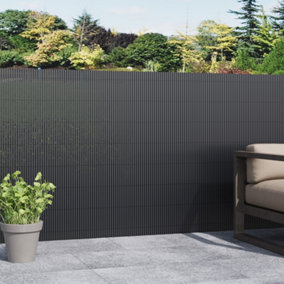 PVC Privacy Fence Screen, Durable Sunblock for Outdoor Spaces 1.2m x 3m