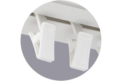 PVC Rail Track Clips - 10 Piece Set