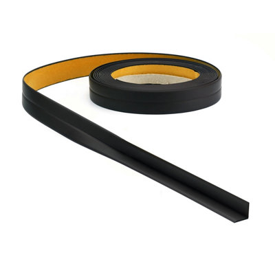 Flexible Self-Adhesive Skirting Board Roll – 6m Length X 60mm Width, PVC Baseboard Trim For Floor & Wall Gaps, Black, Grey, And White Options