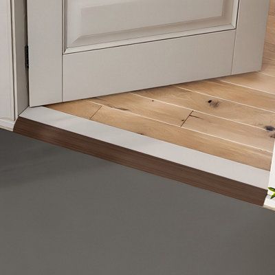 PVC Threshold Strip, Natural Wood Effect, Self-Adhesive, 1m Length