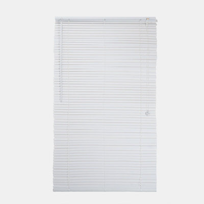 PVC Venetian Blinds Window Bedroom White Bathroom Blind, White - 90 x ...