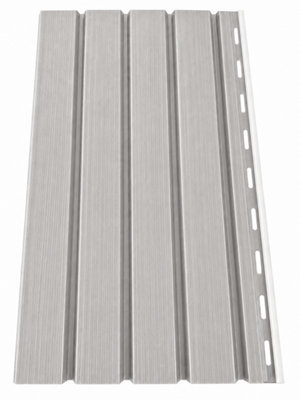 PVC Wall Panels In Grey 35 x 240cm Pack of 8 Waterproof Panels for ...