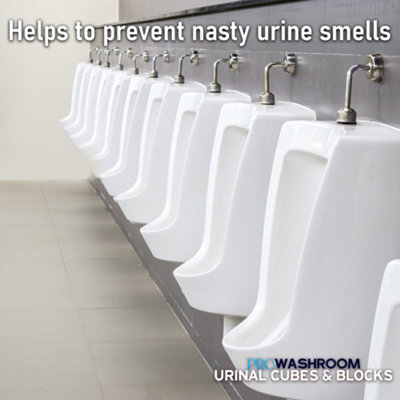 PW PROWASHROOM Urinal Channel Blocks 2x 3KG - Lemon Fragrance - Non PDCB - Slow Dissolving - 30 Day Control - 4