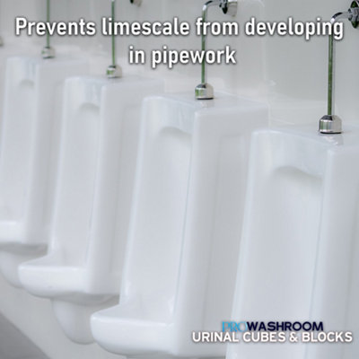 PW PROWASHROOM Urinal Channel Blocks 2x 3KG - Lemon Fragrance - Non PDCB - Slow Dissolving - 30 Day Control - 6