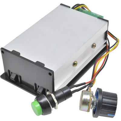 DC 6-60V 30A PWM Motor Speed Controller – Digital Display, Start/Stop Switch, Potentiometer