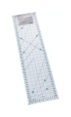 PWORK RULER 16X60CM - Rule: Patchwork: Metric: 16 x 60cm: 1 Piece - Milward