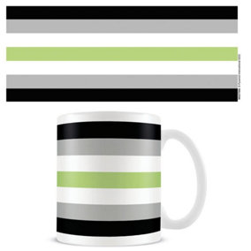 Pyramid International Agender Flag Mug White/Black/Grey/Green (One Size)