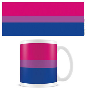 Pyramid International Bisexual Flag Mug Pink/Purple/Blue (One Size)