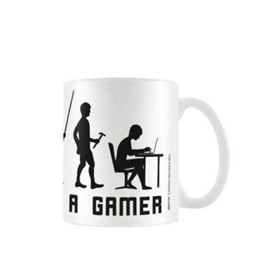 Pyramid International Evolution Of A Gamer Mug White/Black (One Size)