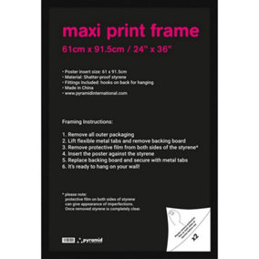 Pyramid International Frame Black (91.5cm x 61cm)