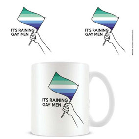 Pyramid International Gay Man Mug White/Green/Blue (One Size)