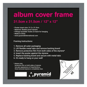Pyramid International HMV Photo Frame Grey (31.5cm x 31.5cm)