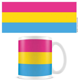 Pyramid International Pansexual Flag Mug Pink/Yellow/Blue (One Size)