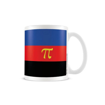 Pyramid International Polyamory Flag Mug Blue/Red/Black (One Size)