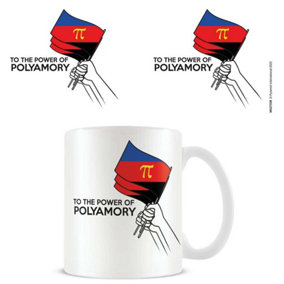 Pyramid International Polyamory Mug White/Black/Red (One Size)