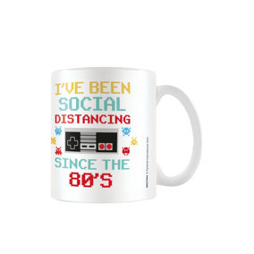 Pyramid International Social Distancing Since The 80s Mug Multicoloured (One Size)