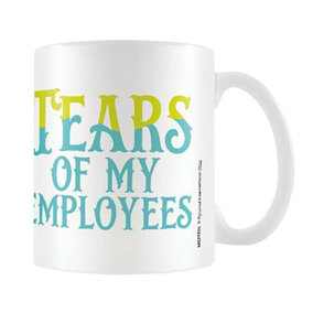 Pyramid International Tears Of My Employees Mug White/Blue/Green (One Size)